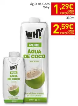 Recheio Água de coco why promoção