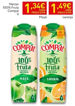 Recheio Néctar 100% Fruta Compal promoção