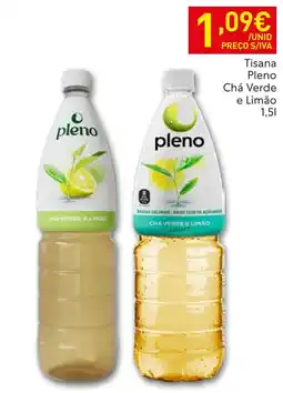 Recheio Tisana Pleno Chá Verde e Limão promoção