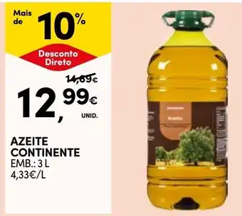 Continente Azeite continente promoção