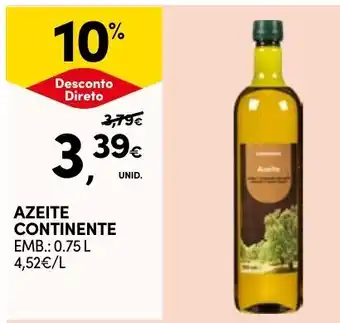 Continente Azeite continente promoção