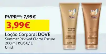 Loção Corporal Dove Summer Revived Claro/ Escuro