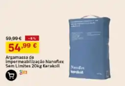 Leroy Merlin argamassa de impermeabilização nanoflex sem limites 20kg kerakoll promoção