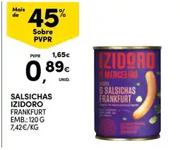 Continente Salsichas izidoro frankfurt promoção
