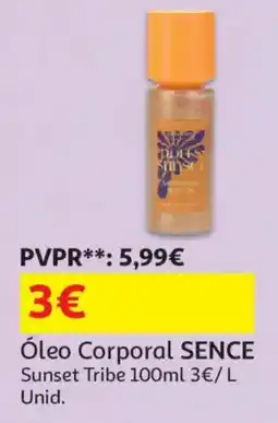 Auchan Óleo Corporal SENCE promoção