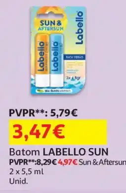 Auchan Batom labello sun promoção