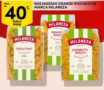 Continente Massas grande riscado da marca milaneza promoção