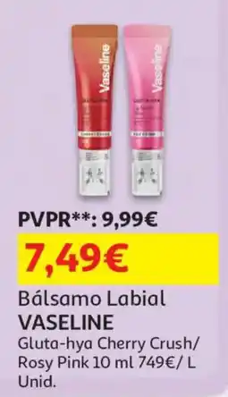 Auchan Bálsamo Labial Vaseline promoção