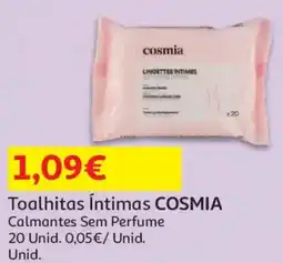 Auchan toalhitas íntimas cosmia promoção