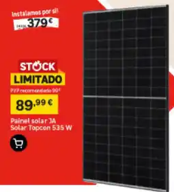 Leroy Merlin Painel solar JA Solar Topcon 535 W promoção