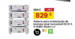 Leroy Merlin Bateria para acumulação de energia solar renovável deye s promoção