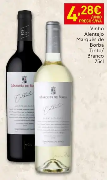 Recheio Vinho Alentejo Marquês de Borba Tinto/ Branco promoção