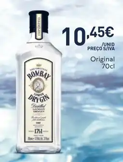 Recheio Bombay london dry gin promoção