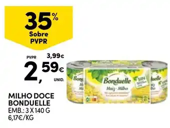 Continente milho doce bonduelle promoção