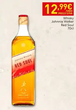Recheio Whisky Johnnie Walker Red Soul promoção
