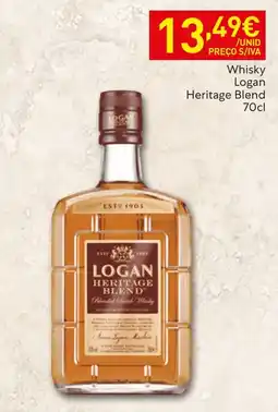 Recheio Whisky Logan Heritage Blend promoção