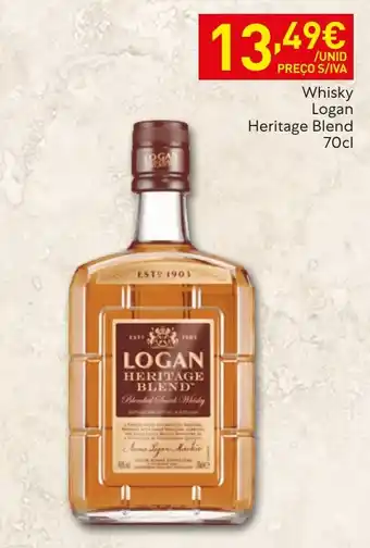 Recheio Whisky Logan Heritage Blend promoção