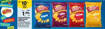Continente Batatas fritas onduladas ruffles promoção