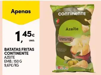 Continente batatas fritas continente azeite promoção