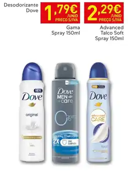 Recheio Desodorizante Dove Gama Spray promoção