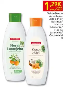 Recheio Gel de banho amanhecer leite e mel/nutritivo/natura hidratante/flor de laranjeira/coco e mel promoção