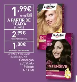 Recheio Coloração p/Cabelo Palette promoção