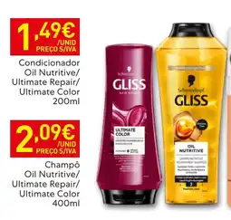 Recheio Gliss condicionador oil nutritive ultimate color promoção