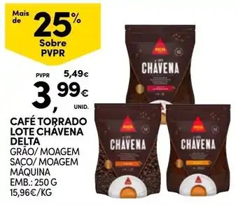 Continente Café torrado lote chavena delta promoção