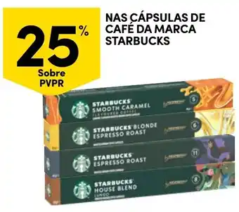 Continente Cápsulas de café starbucks promoção