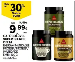 Continente Café solúvel super blends delta promoção