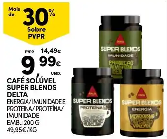 Continente Café solúvel super blends delta promoção