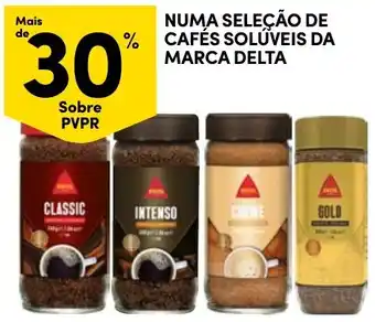 Continente Cafés solúveis da marca delta promoção