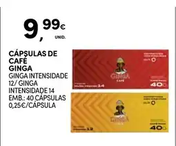 Continente Cápsulas de café ginga promoção