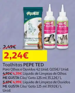 Auchan Toalhitas pepe ted promoção