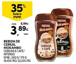 Continente Bebida de cereal mokambo cereais e café/ intenso promoção