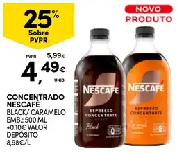 Continente Concentrado nescafé black/ caramelo promoção