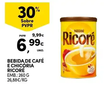 Continente Bebida de café e chicória ricoré promoção