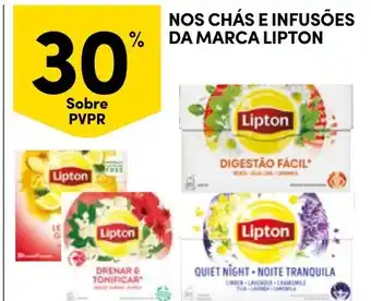 Continente nos chás e infusões da marca lipton promoção