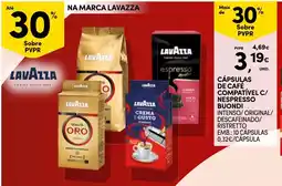 Continente Cápsulas de café compatível c/ nespresso buondi promoção