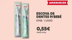Recheio escova de dentes p/bebé amanhecer promoção