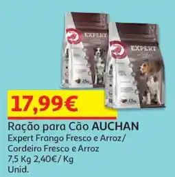 Auchan Ração para Cão Auchan promoção