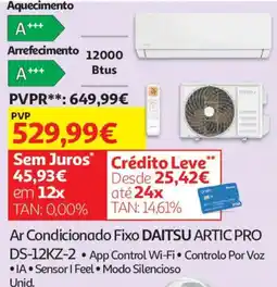 Auchan ar condicionado fixo daitsu artic pro promoção