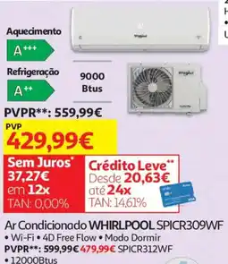 Auchan Ar Condicionado Whirlpool Spicr309wf promoção