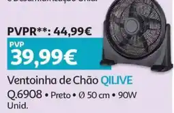 Auchan Ventoinha de Chão Qilive promoção