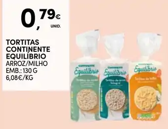 Continente Tortitas continente equilíbrio arroz/milho promoção