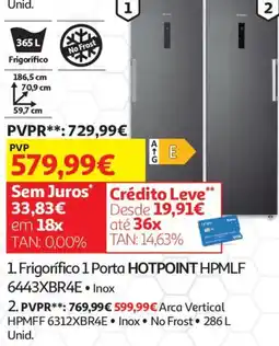 Auchan Frigorífico 1 porta hotpoint promoção