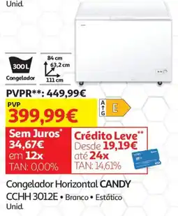 Auchan Congelador horizontal candy promoção