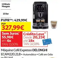 Auchan Máquina Café Expresso Delonghi promoção