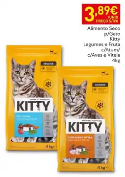 Recheio Kitty Alimento Seco p/Gato Legumes e Fruta c/Atum/ c/Aves e Vitela promoção