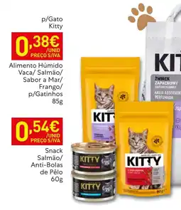 Recheio Alimento Húmido Kitty Vaca/ Salmão/ Sabor a Mar/ Frango/ p/Gatinhos promoção